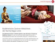 Tablet Screenshot of buddhismus-mittelrhein.de